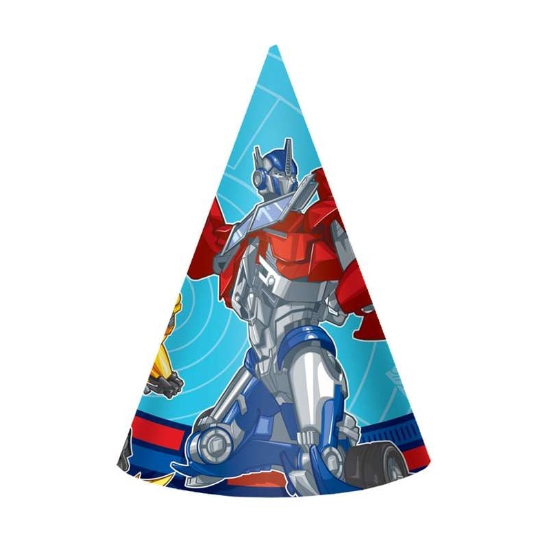 Transformers Prime Party Hats (Pack of 8)