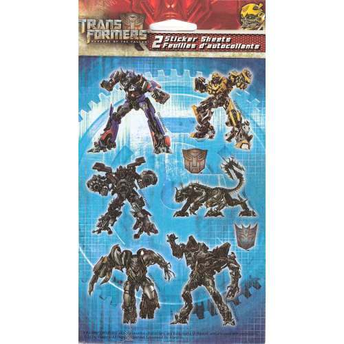 Transformers: Revenge of the Fallen Stickers (2 Sheets)