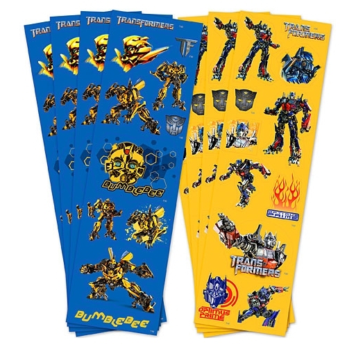 Transformers 3 Stickers (8 Sheets)