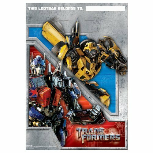 Transformers 3 Lolly/Treat Bags (Pack of 8)