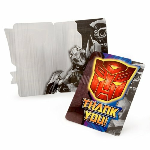 Transformers: Revenge of the Fallen Party Thank You Cards (Pack of 8)