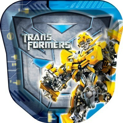 Transformers Small Paper Plates (Pack of 8)