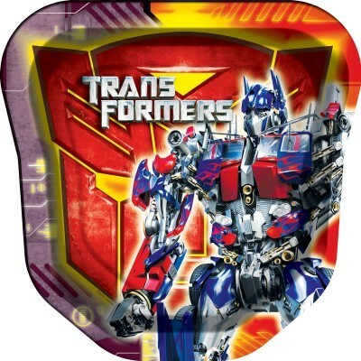 Transformers Large Paper Plates (Pack of 8)