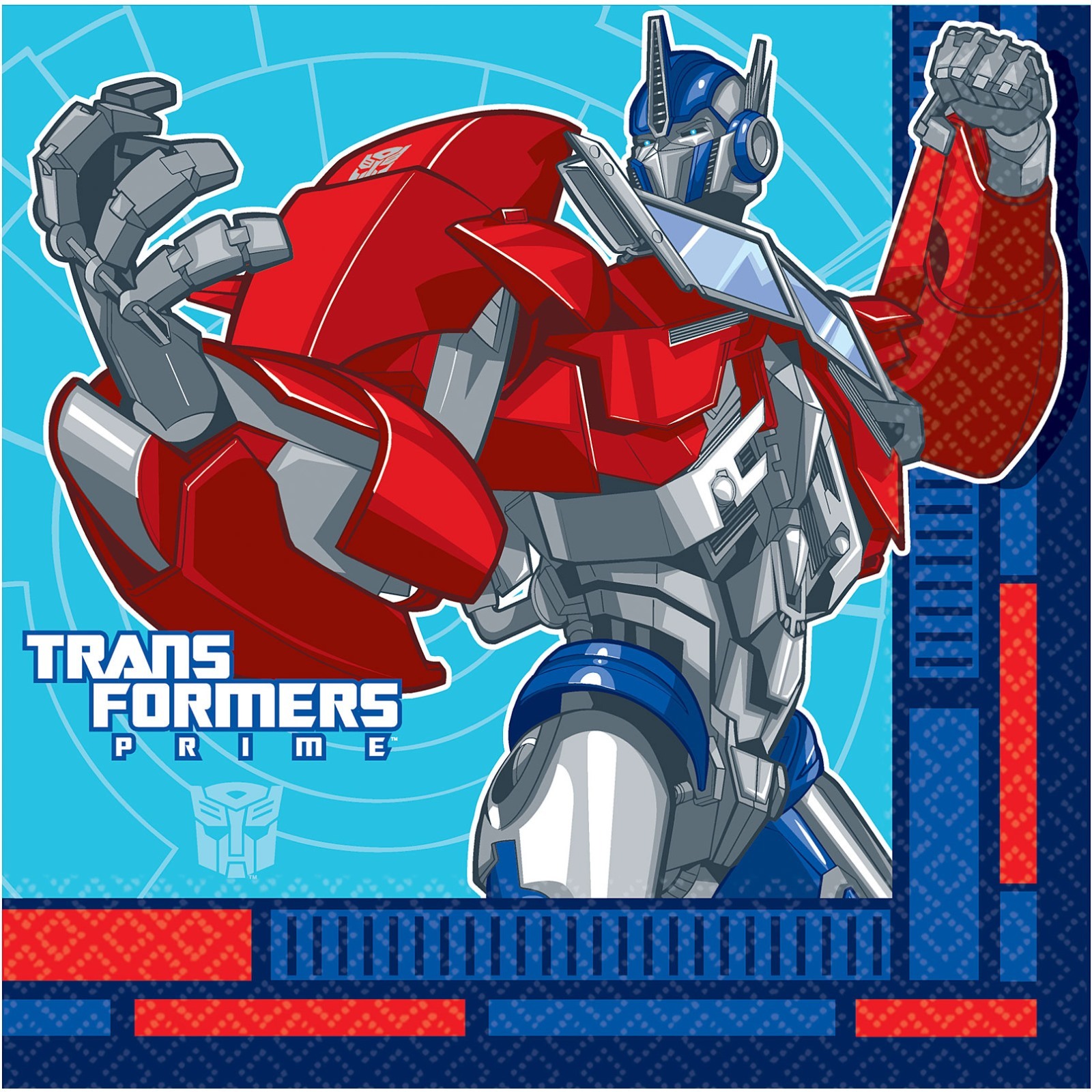 Transformers Prime Large Napkins / Serviettes (Pack of 16)