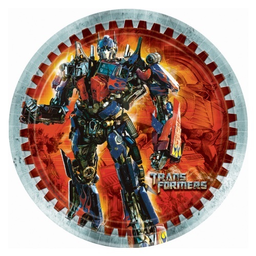 Transformers 3 Large Paper Plates (Pack of 8)