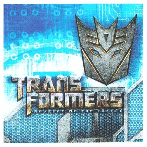 Transformers: Revenge of the Fallen Small Napkins / Serviettes (Pack of 16)