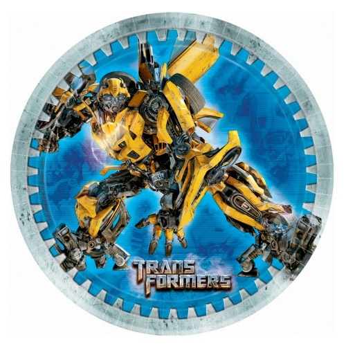 Transformers 3 Small Paper Plates (Pack of 8)