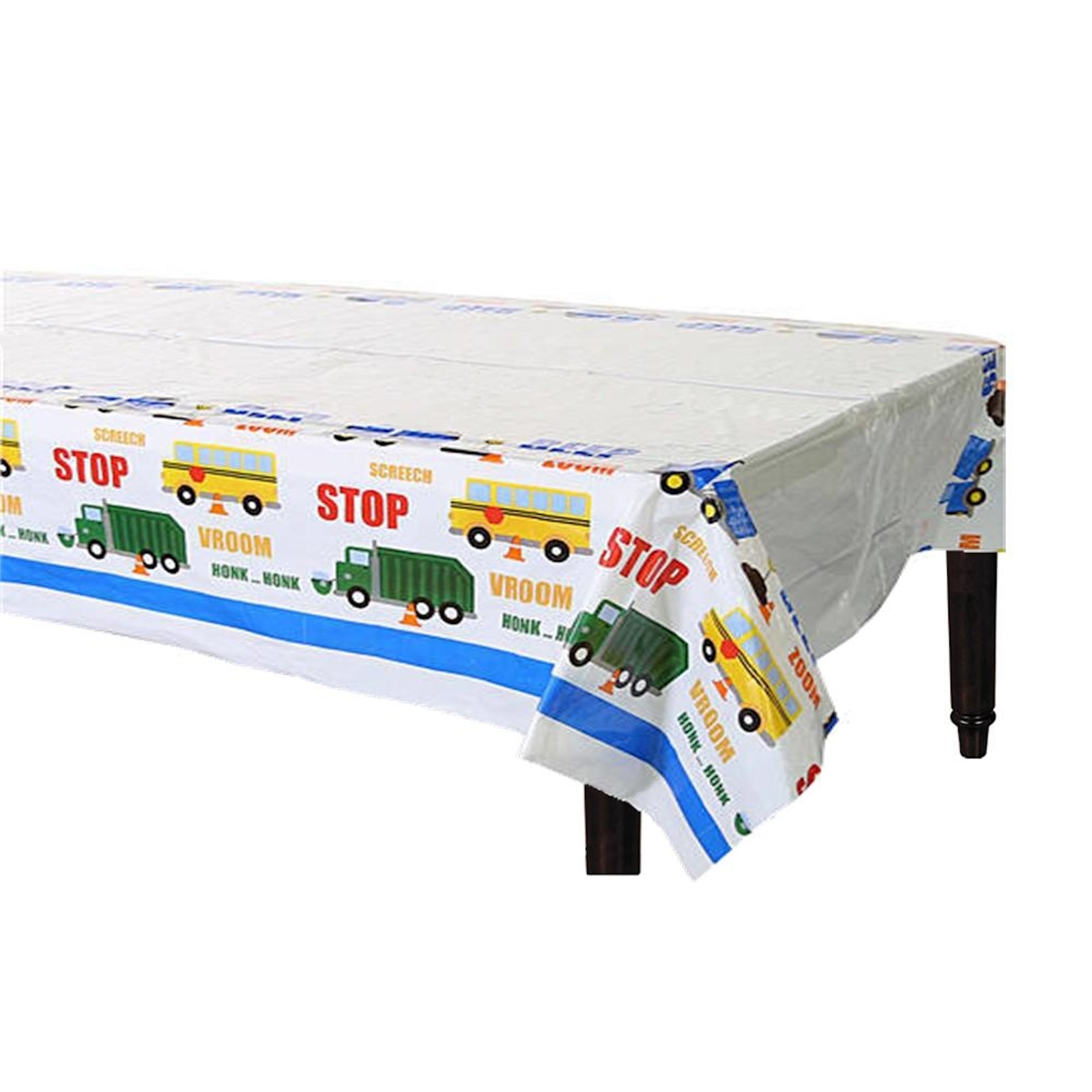 Traffic Jam Plastic Tablecloth