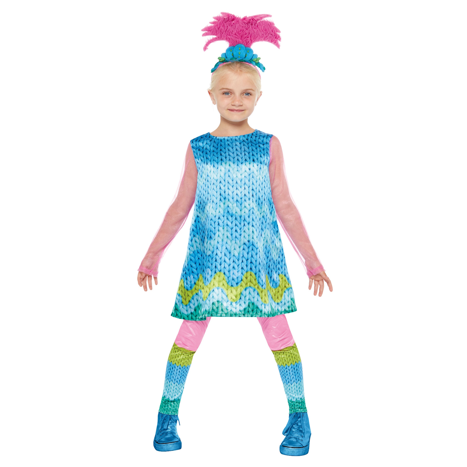 Trolls 3 Band Together Poppy Dress Costume