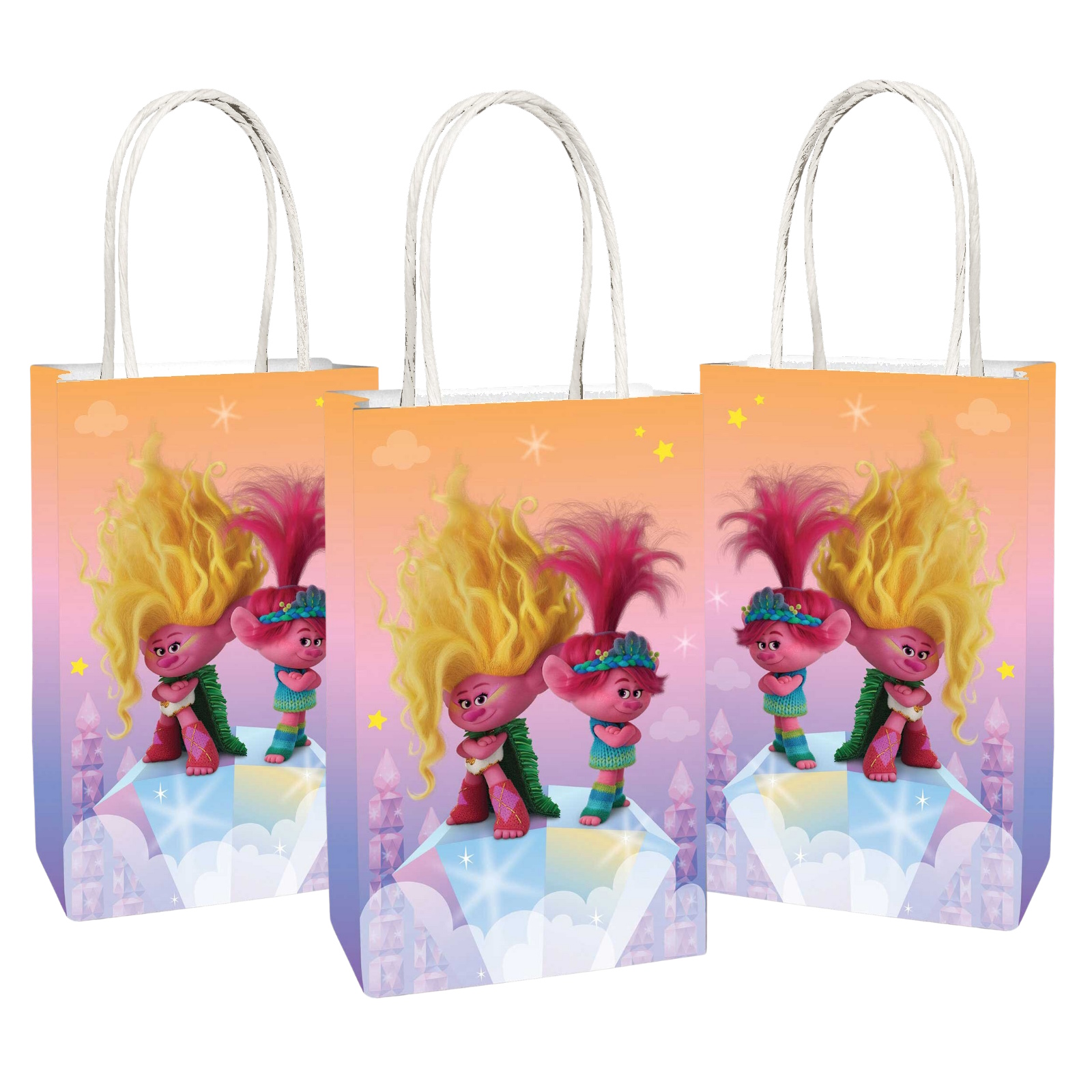 Trolls Band Together Paper Gift Bags (Pack of 8)