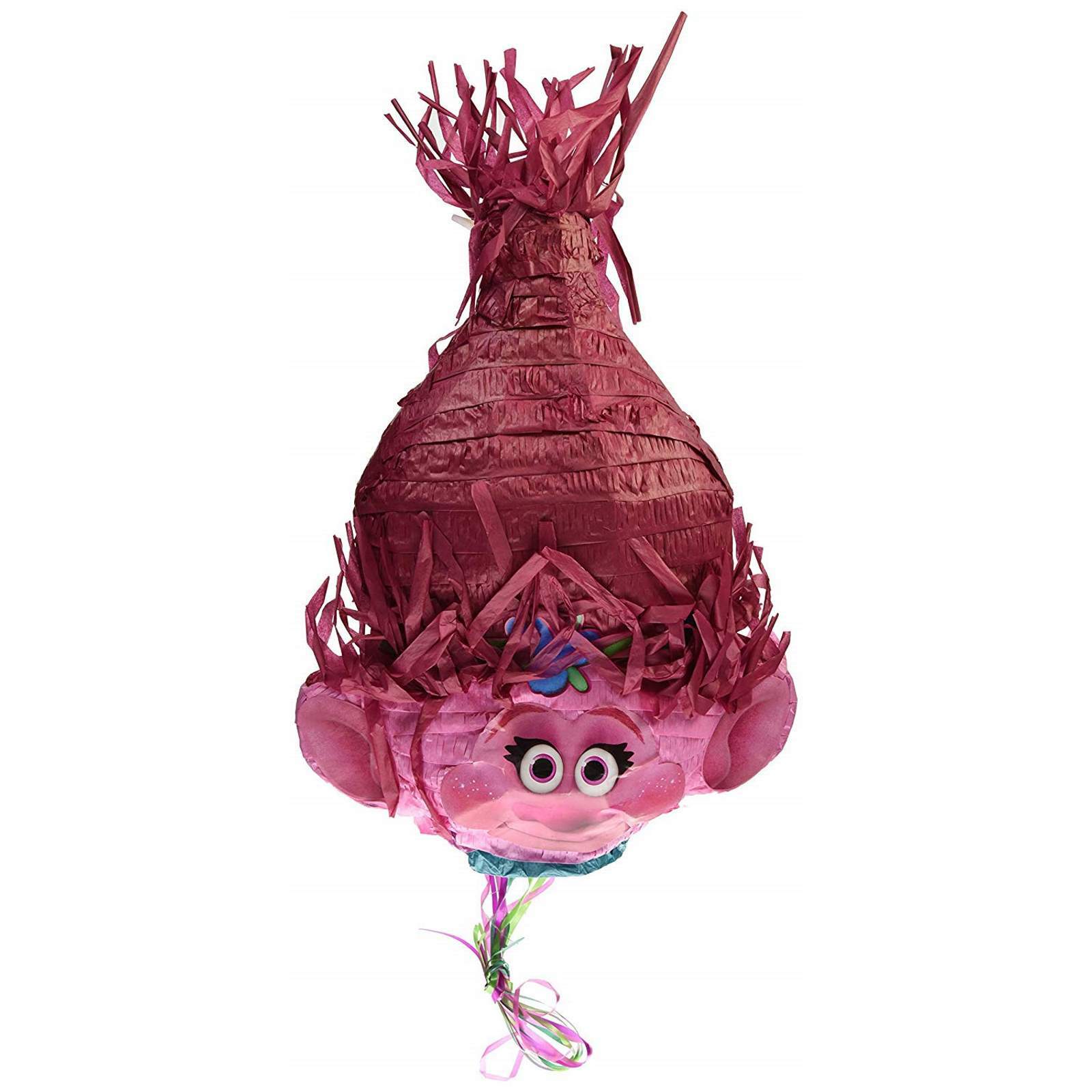 Trolls Poppy 3D Pull String Pinata