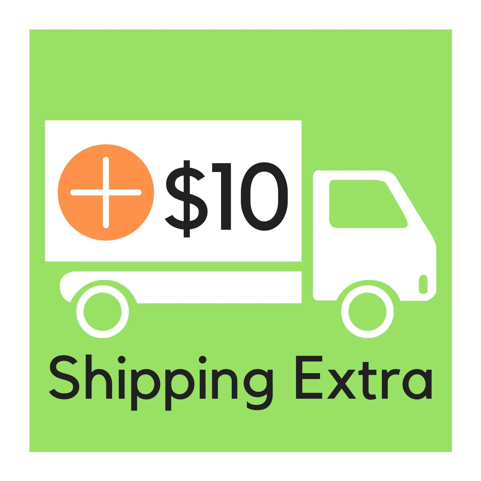 Shipping Extra $10