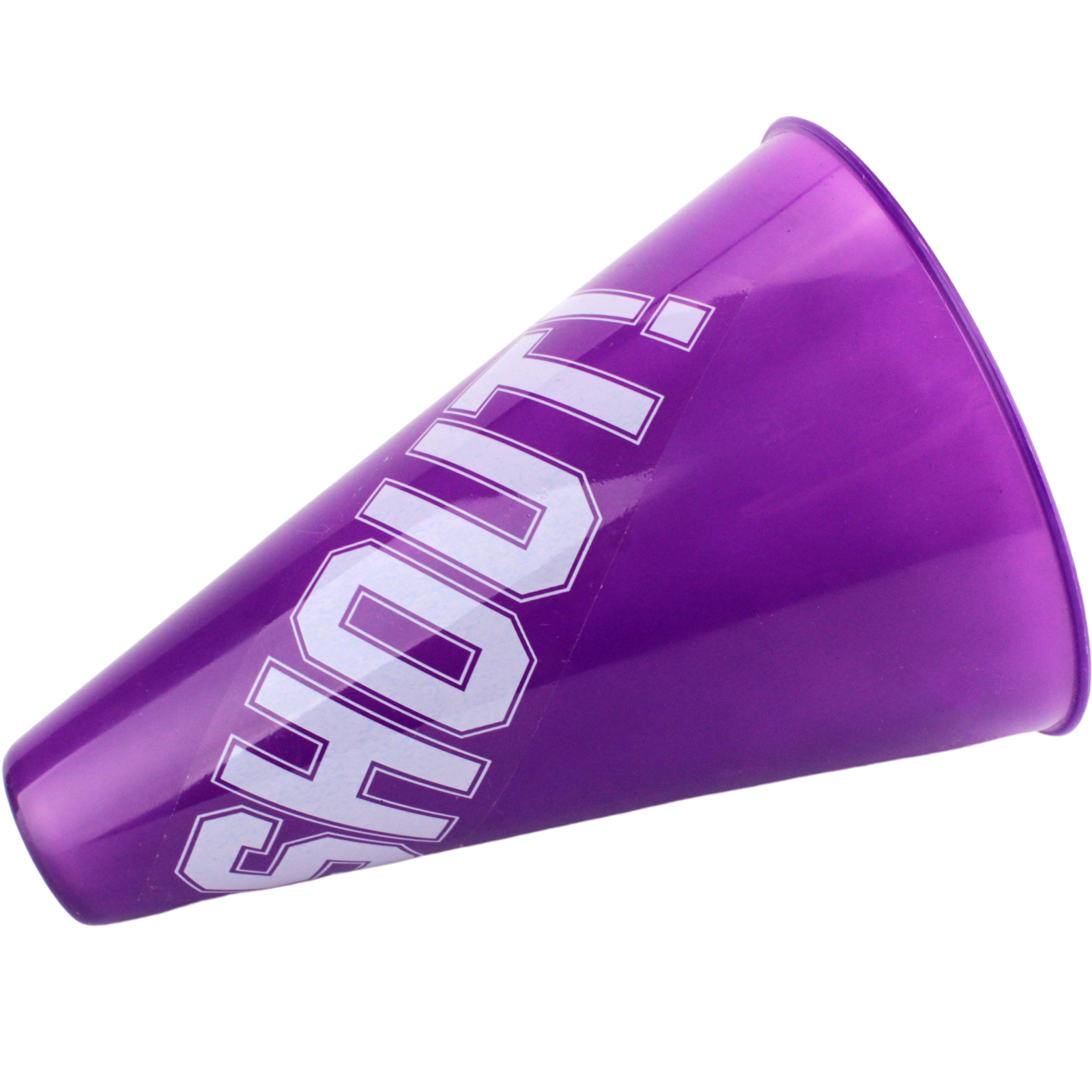 Purple Plastic Shout Megaphone