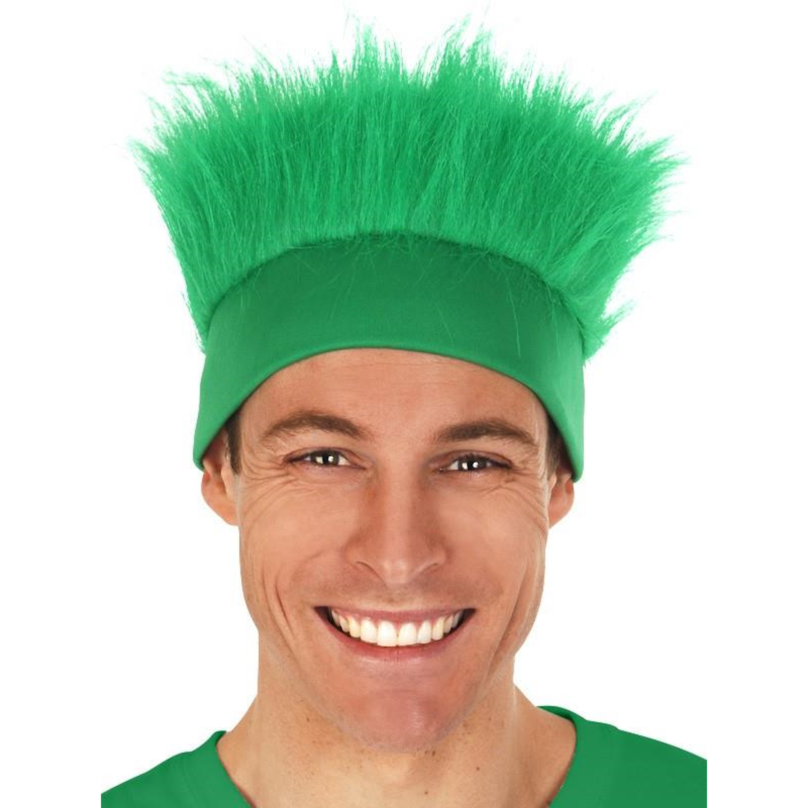 Fluffy Green Headband Adult Costume Accessory