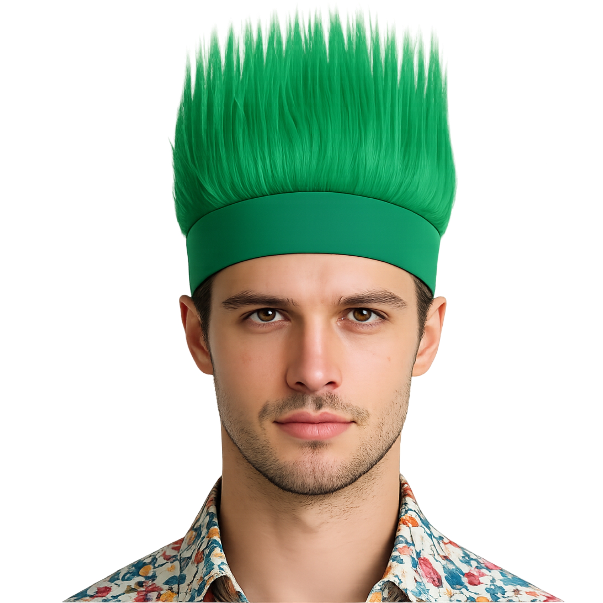 Adult Green Fluffy Hair Headband
