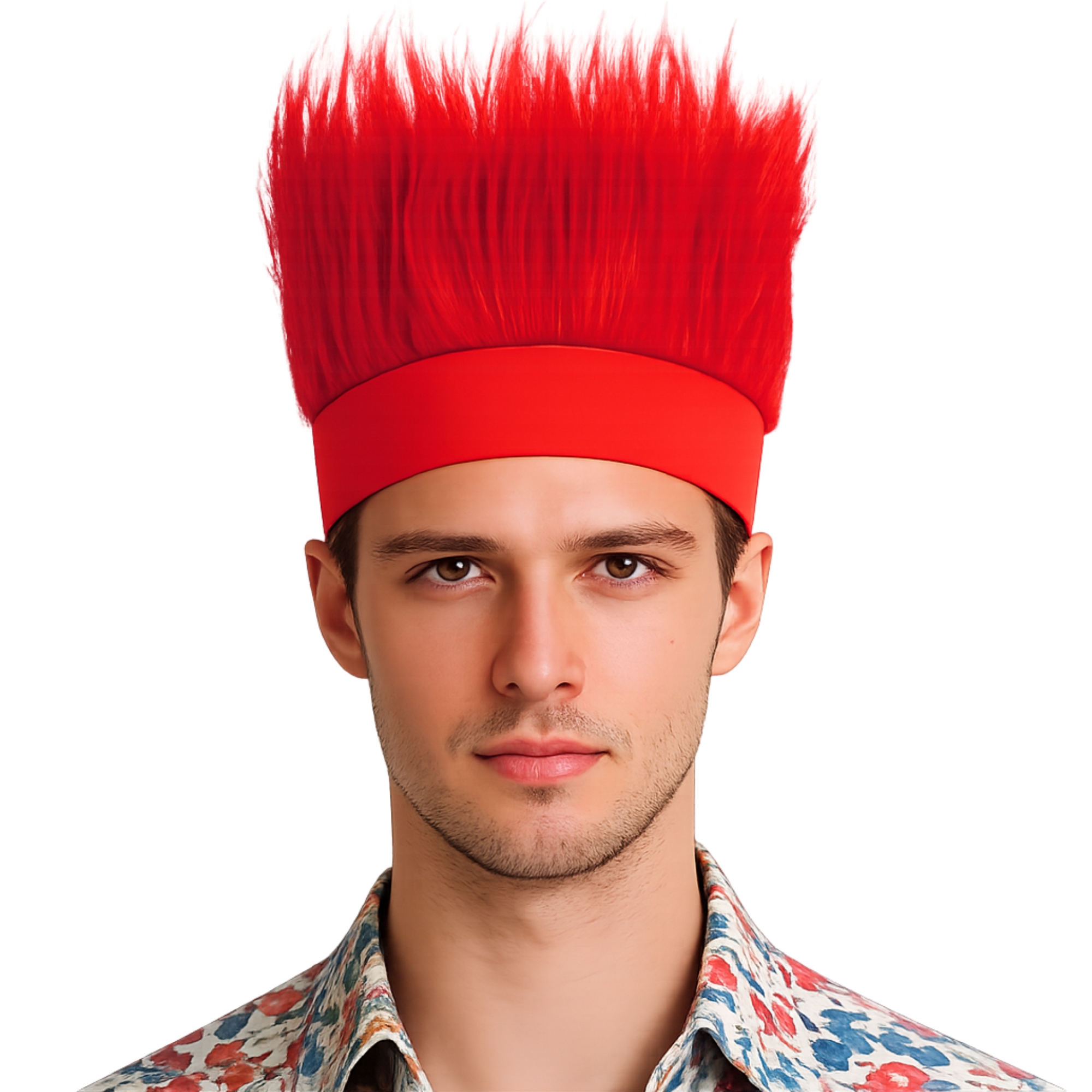 Adult Red Fluffy Hair Headband