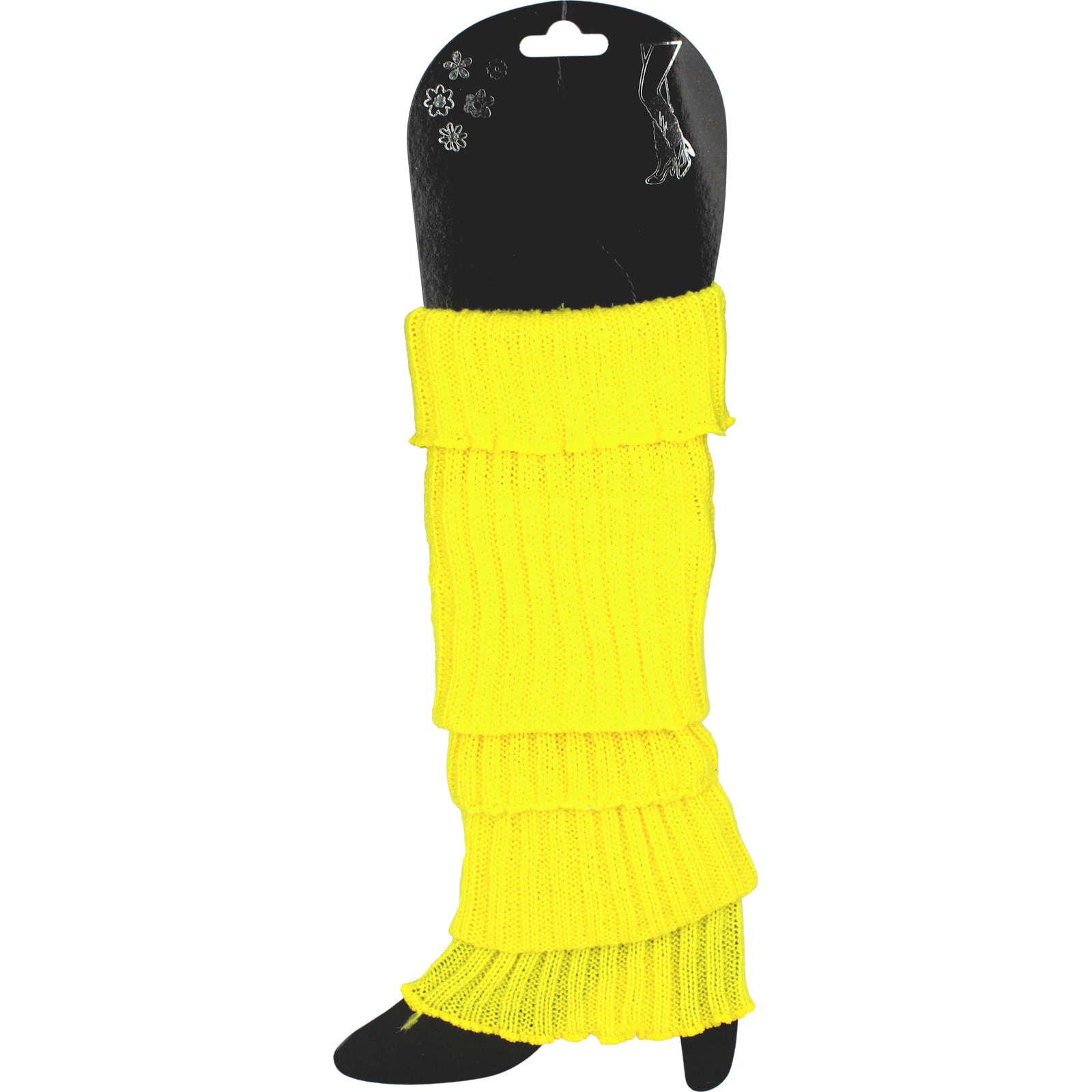 Yellow Knitted Leg Warmers