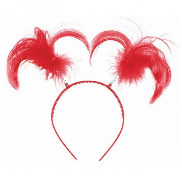 Ponytail Headbopper Red