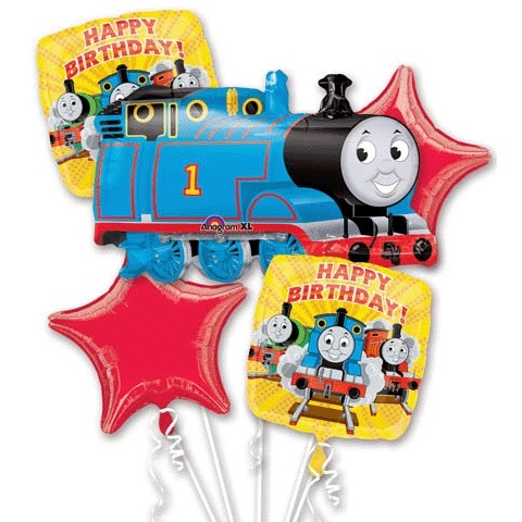 Thomas the Tank Engine Helium Balloon Bouquet