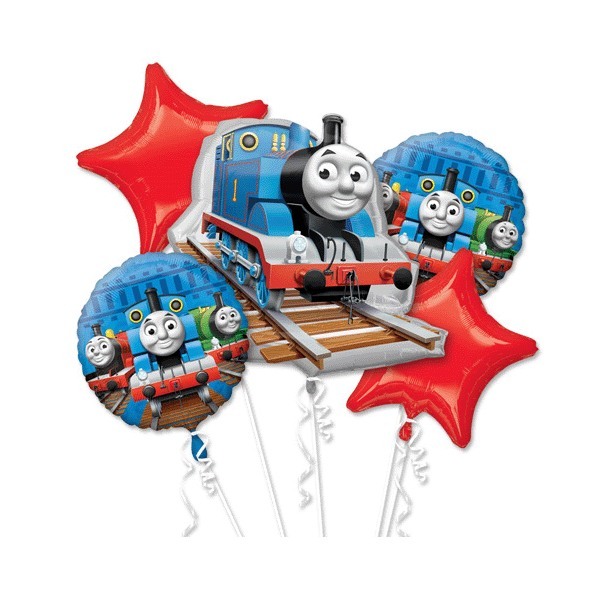 Thomas the Tank Engine Helium Balloon Bouquet