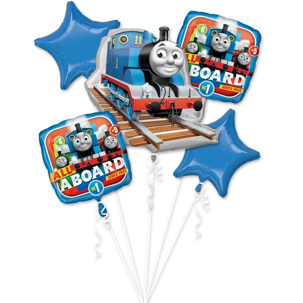 Thomas the Tank Engine All Aboard Helium Balloon Bouquet