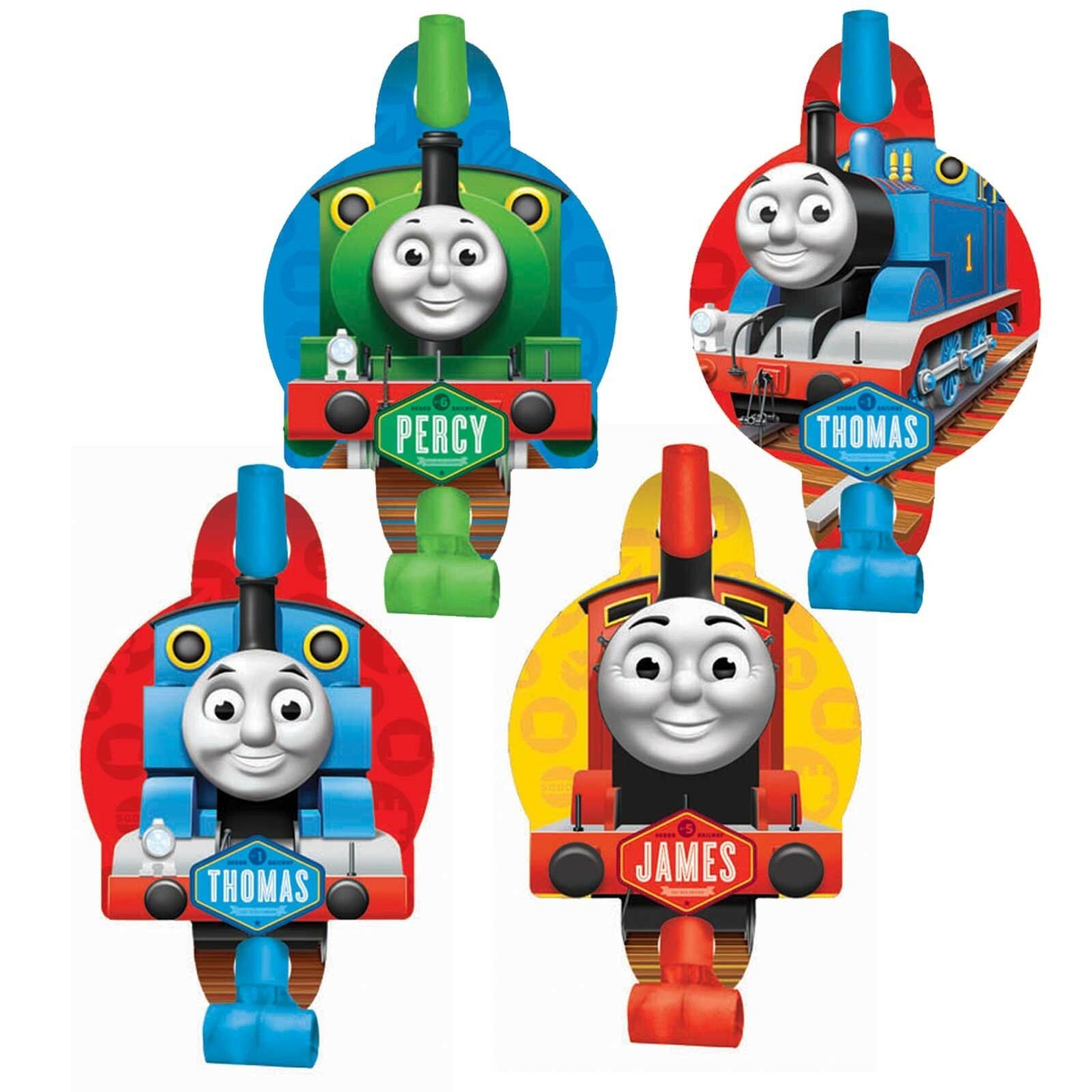 Thomas The Tank Engine Party Blowers (Pack of 8)