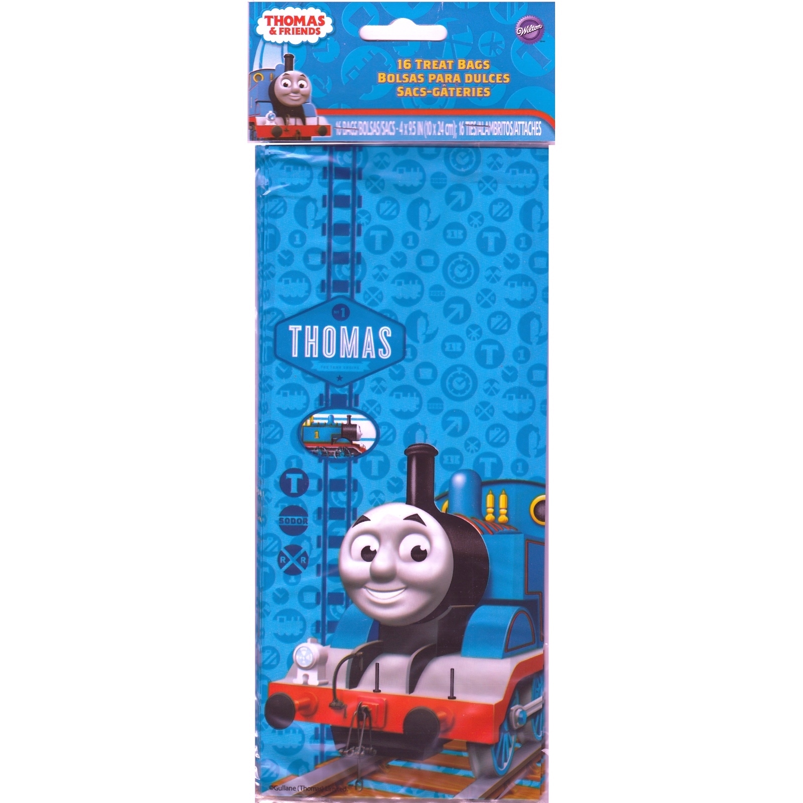 Thomas the Tank Engine Cellophane Treat Bags (Pack of 16)