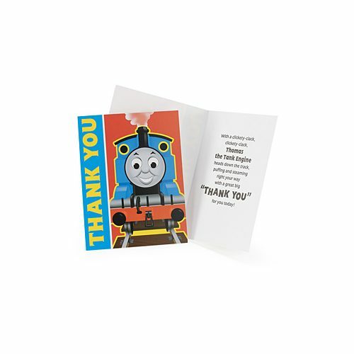 Thomas The Tank Engine Party Thank You Cards (Pack of 8)