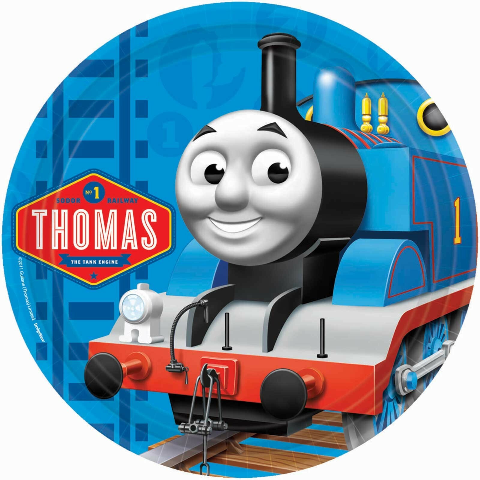 Thomas The Tank Engine Large Paper Plates (Pack of 8)