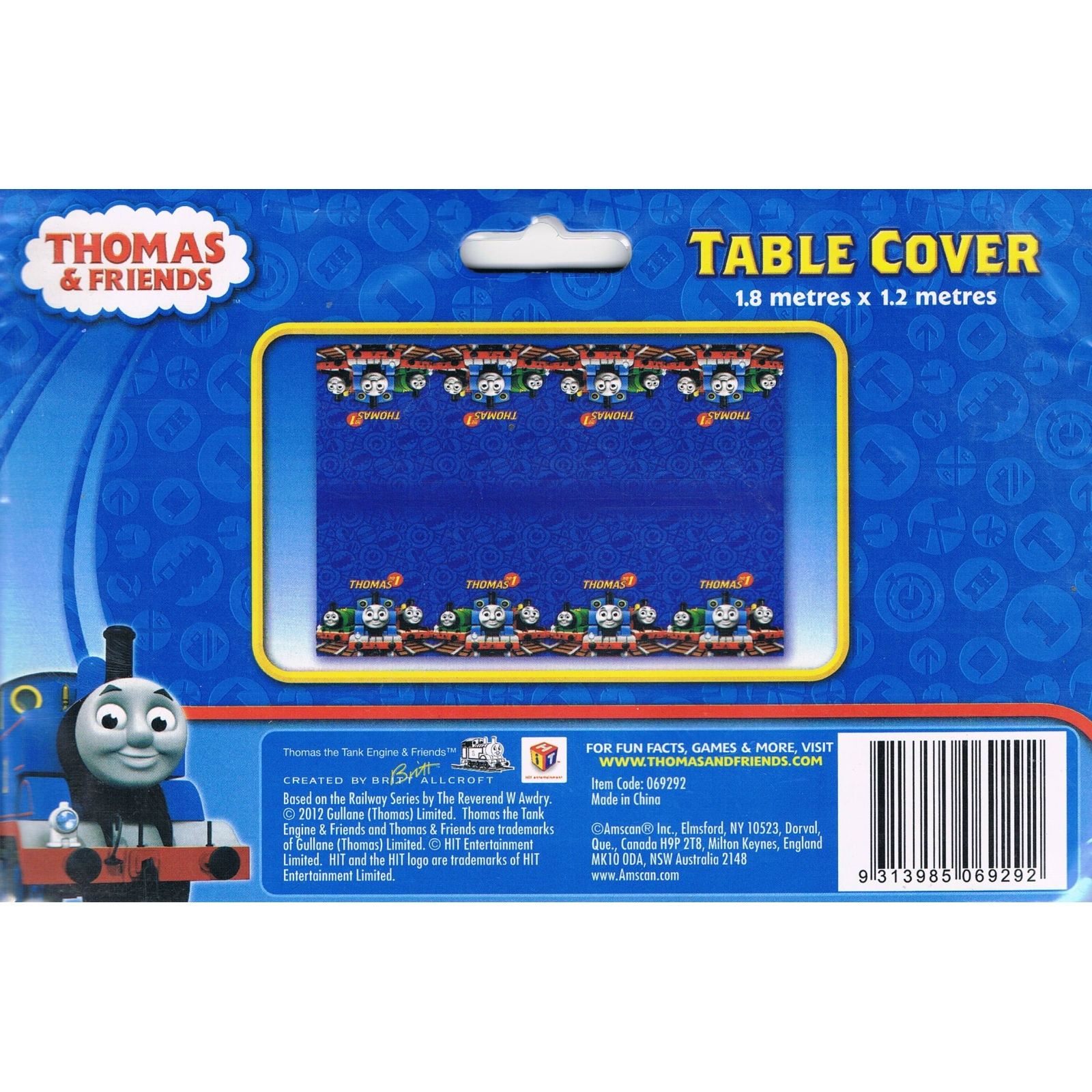 Thomas and Friends Plastic Tablecloth