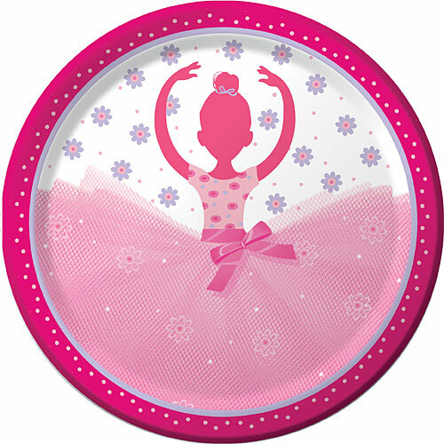 Tutu Much Fun Large Paper Plates (Pack of 8)