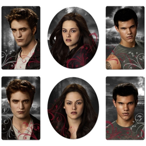 Twilight Eclipse Magnets (Pack of 6)