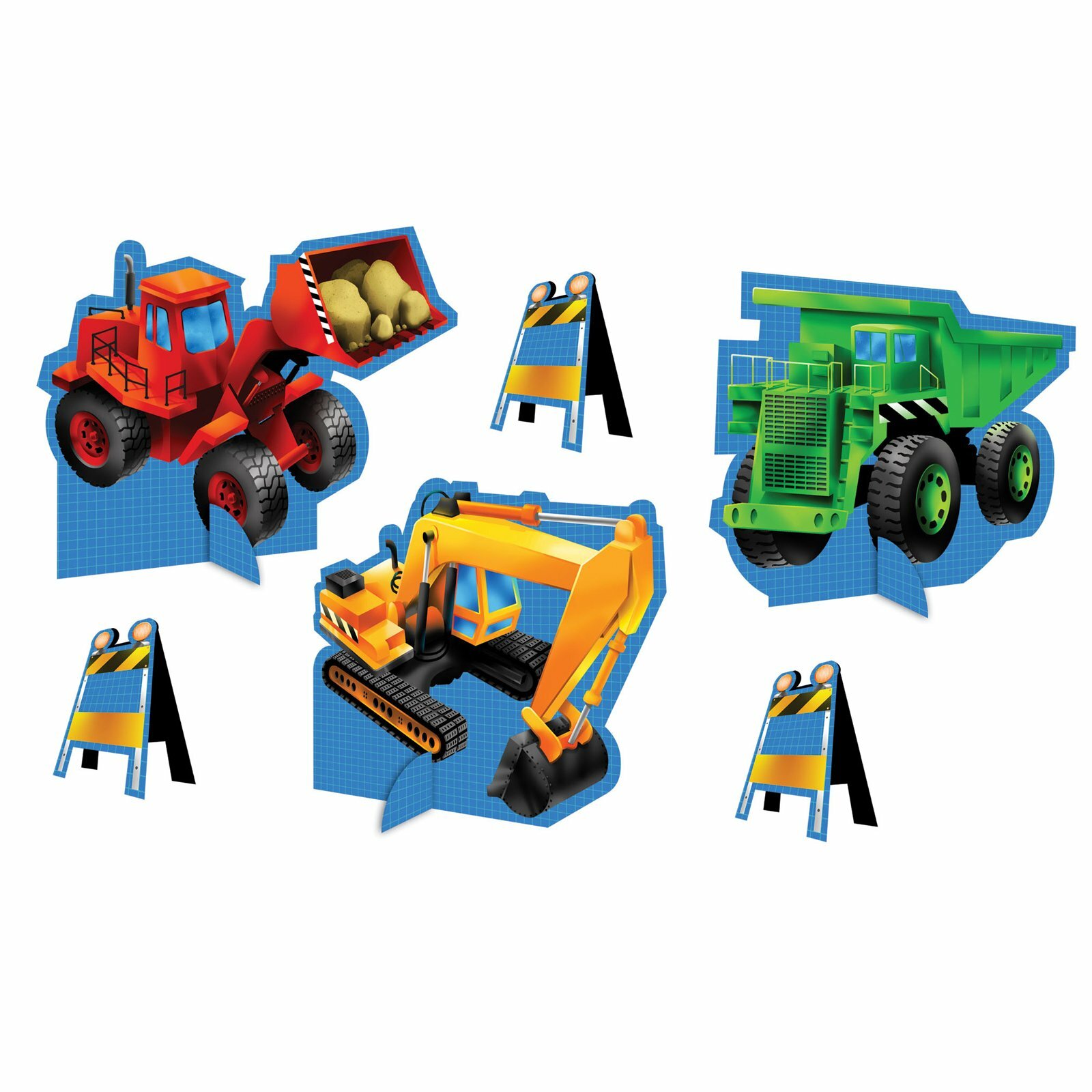 Under Construction Party Centrepiece