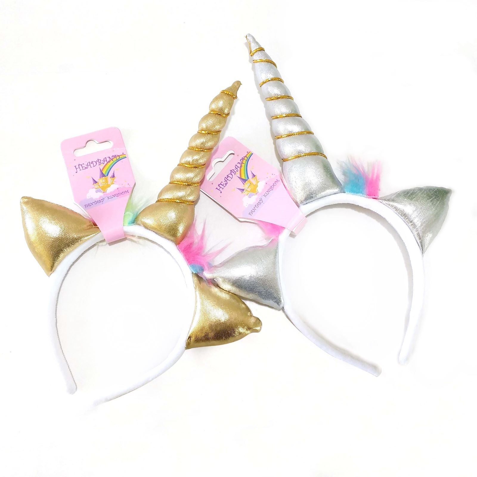 Plush Metallic Unicorn Headband (1 Only)