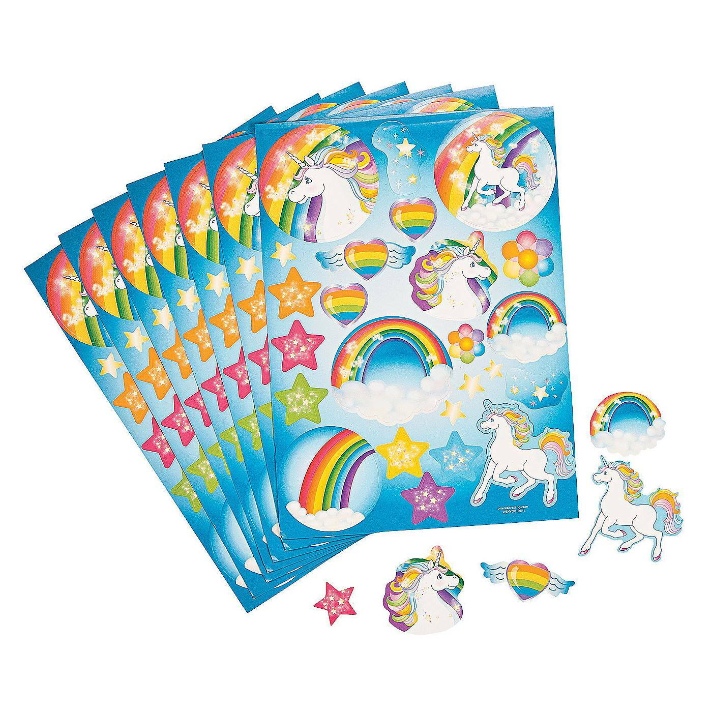 Unicorn Stickers (12 Sheets)