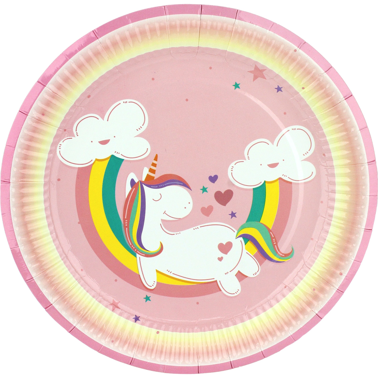 Dreamy Unicorn Large Paper Plates (Pack of 8) 