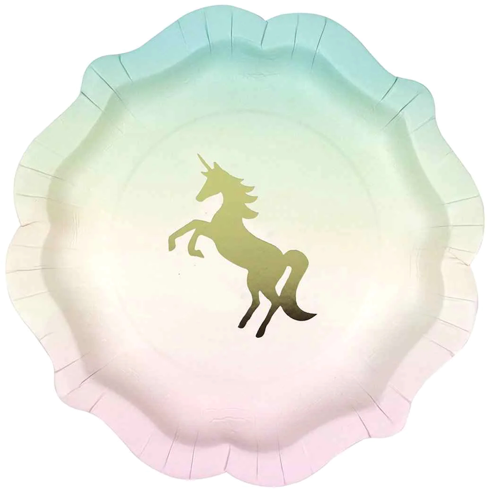 Talking Tables We Heart Unicorns Pastel Paper Plates (Pack of 12) 