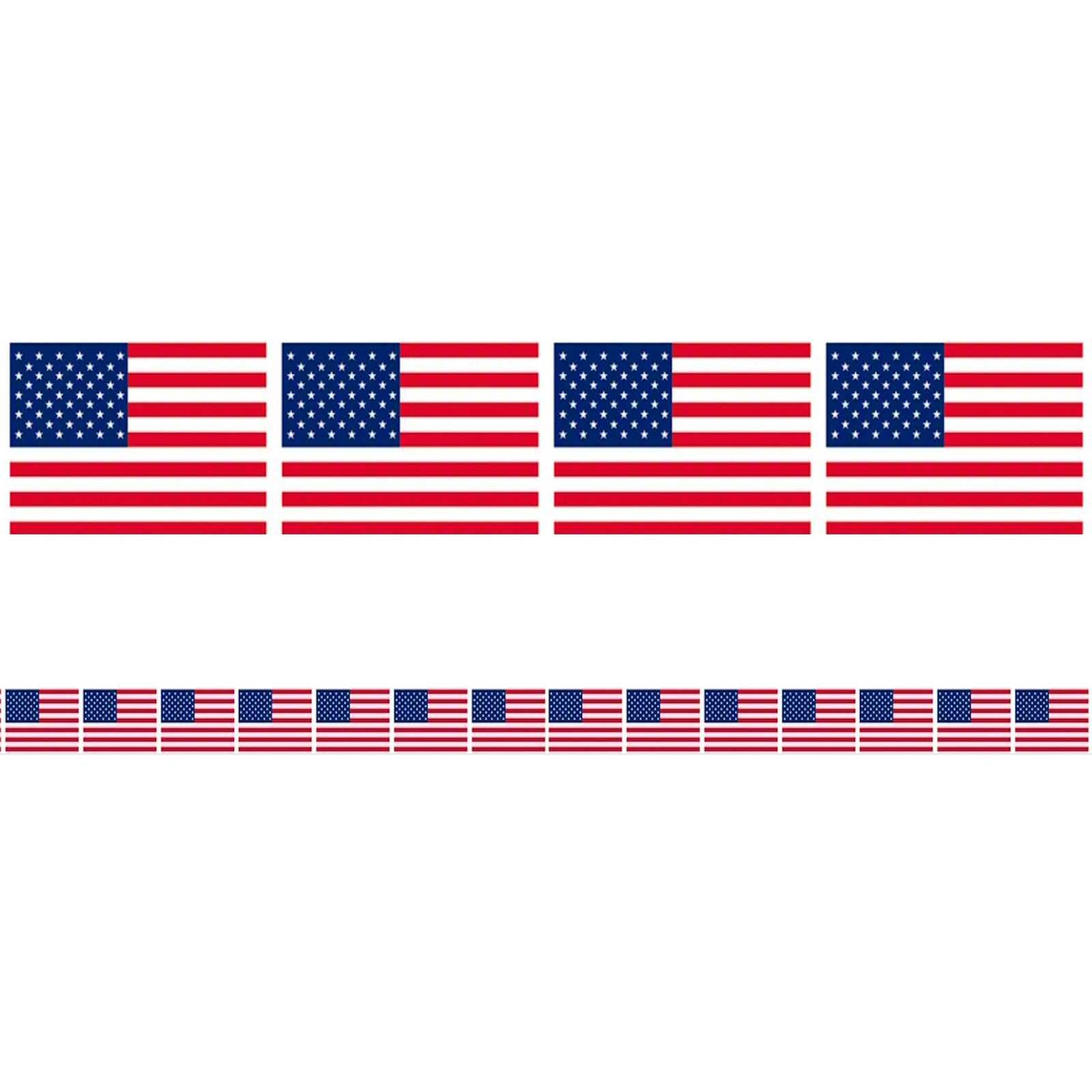 American Flag Party Tape