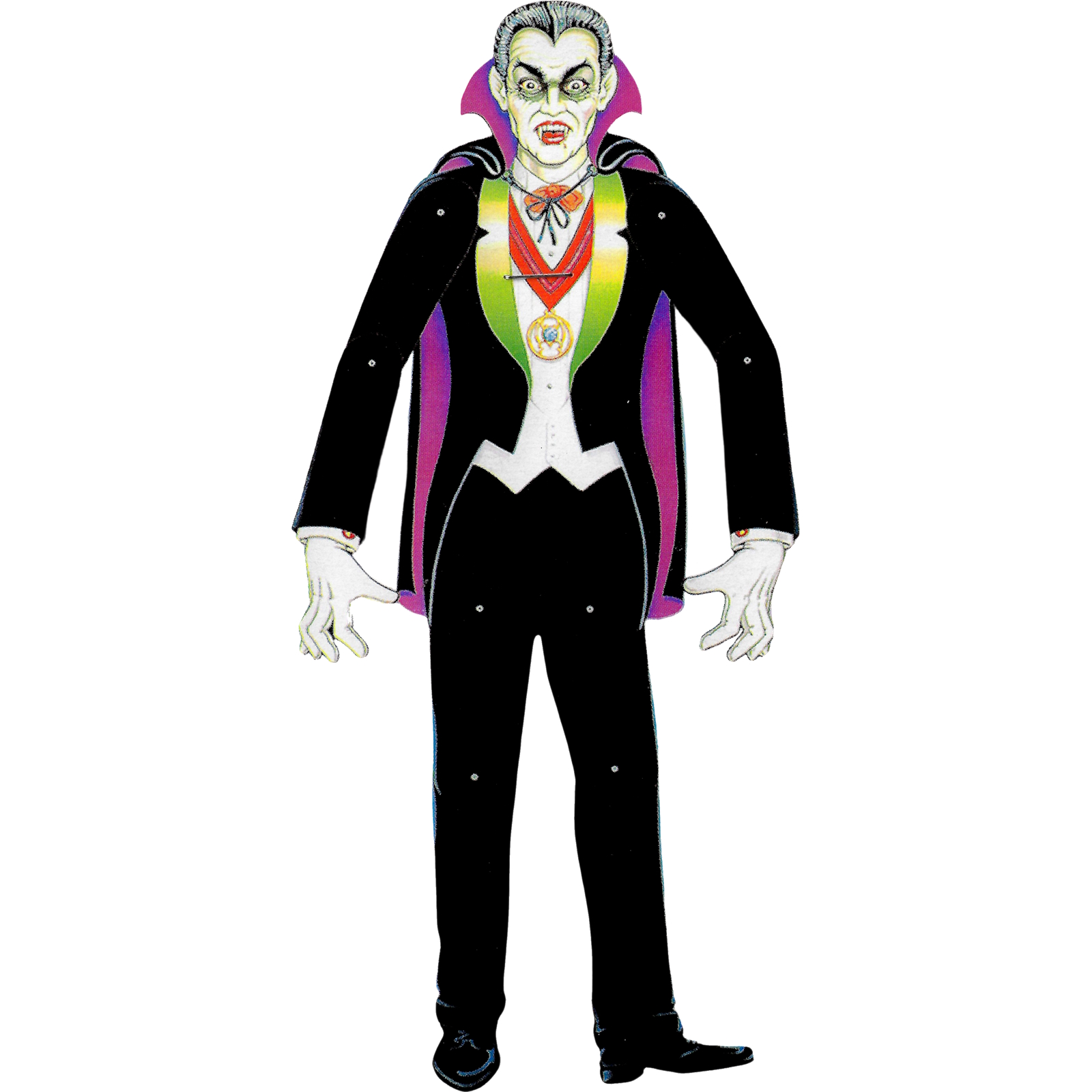Dracula Jointed Cutout Decoration (1.35m)