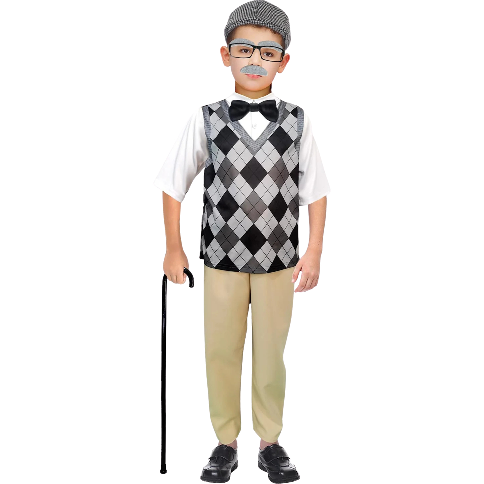 Grandpa Vest Child Costume 4-6 Years 
