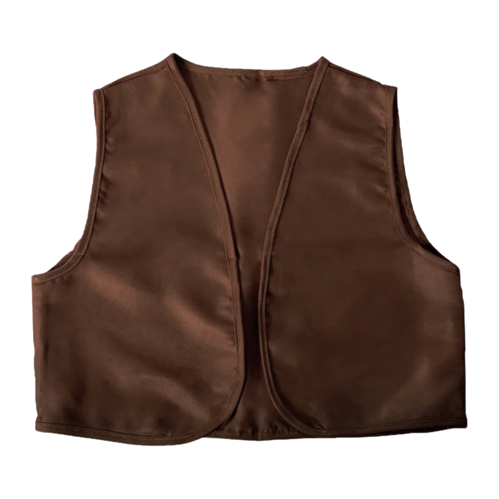 Child Dark Brown Colonial Vest