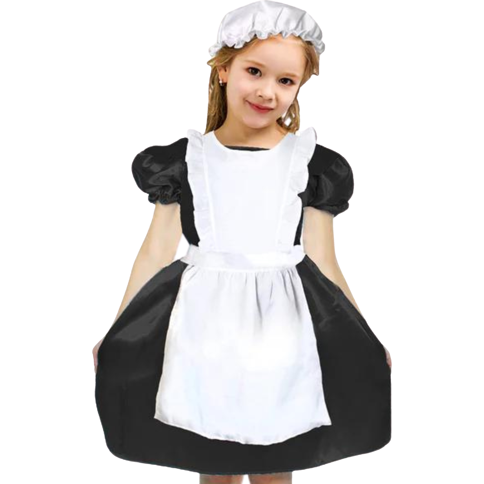 Colonial Apron and Hat Girls Costume 