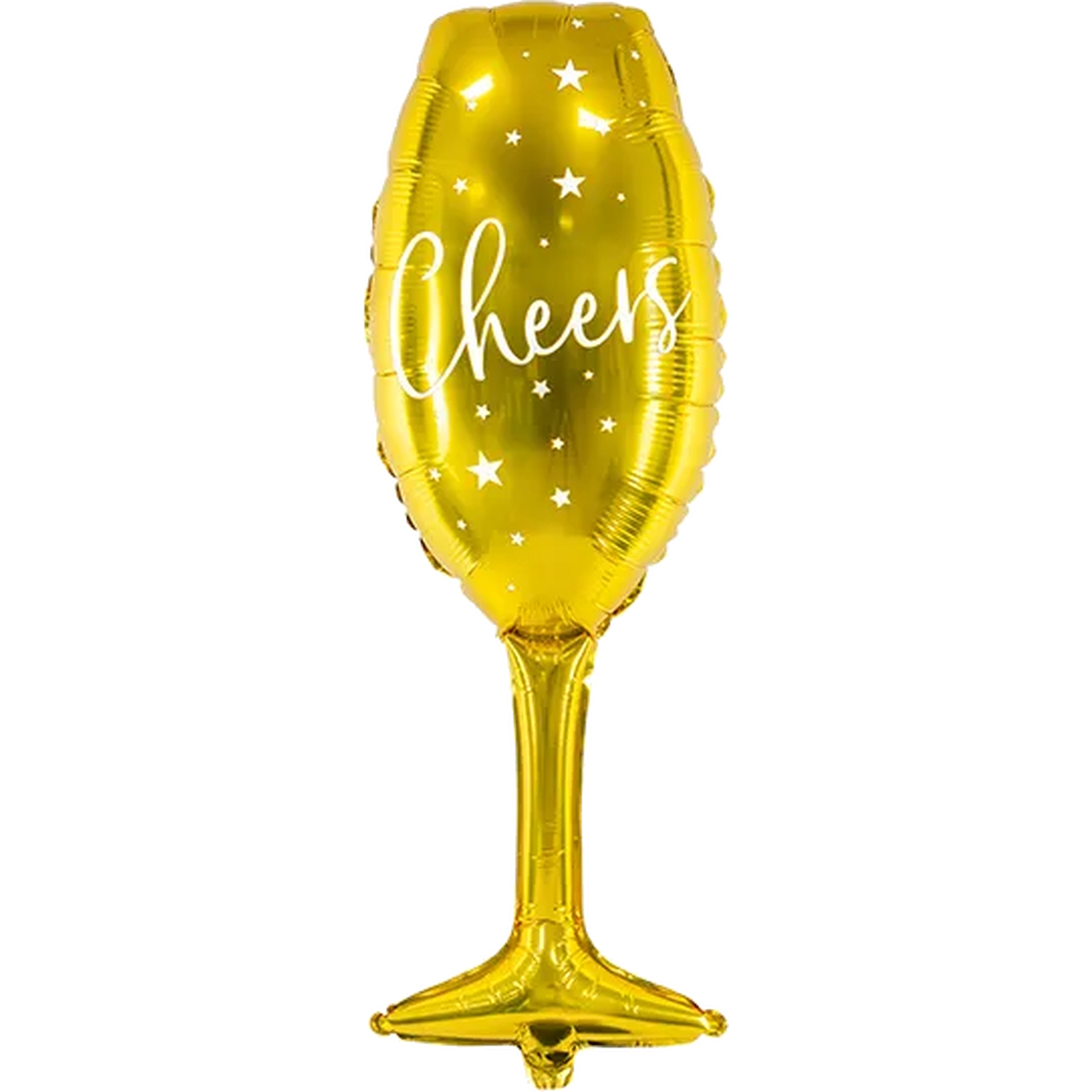 Champagne Glass Cheers Supershape Foil Balloon 80cm
