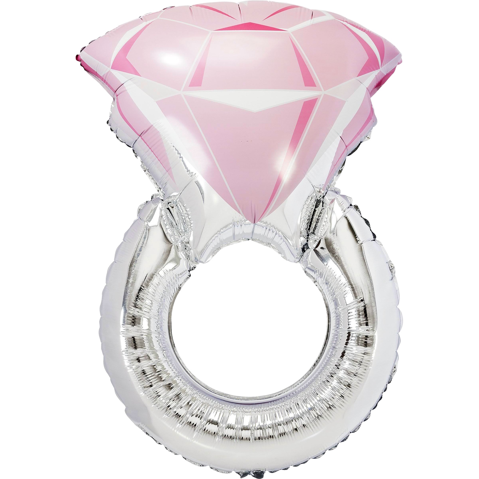 Pink Diamond Ring Supershape Helium Balloon 70cm