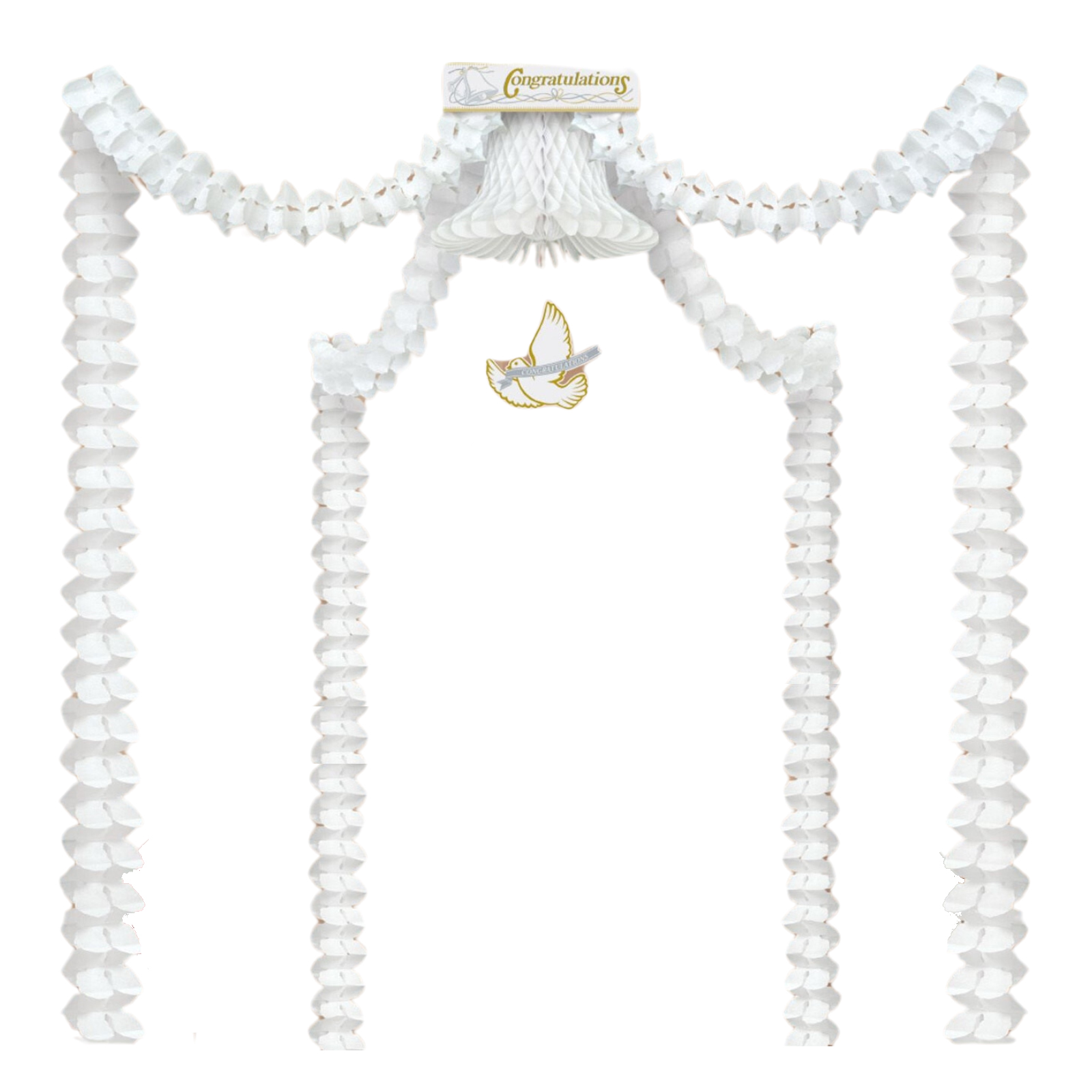 Congratulations Hanging Honeycomb Decorating Kit 