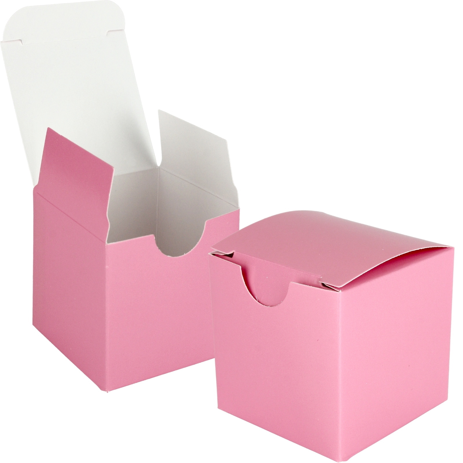 Pink Paper Lolly/Treat Boxes (Bulk Pack of 100)