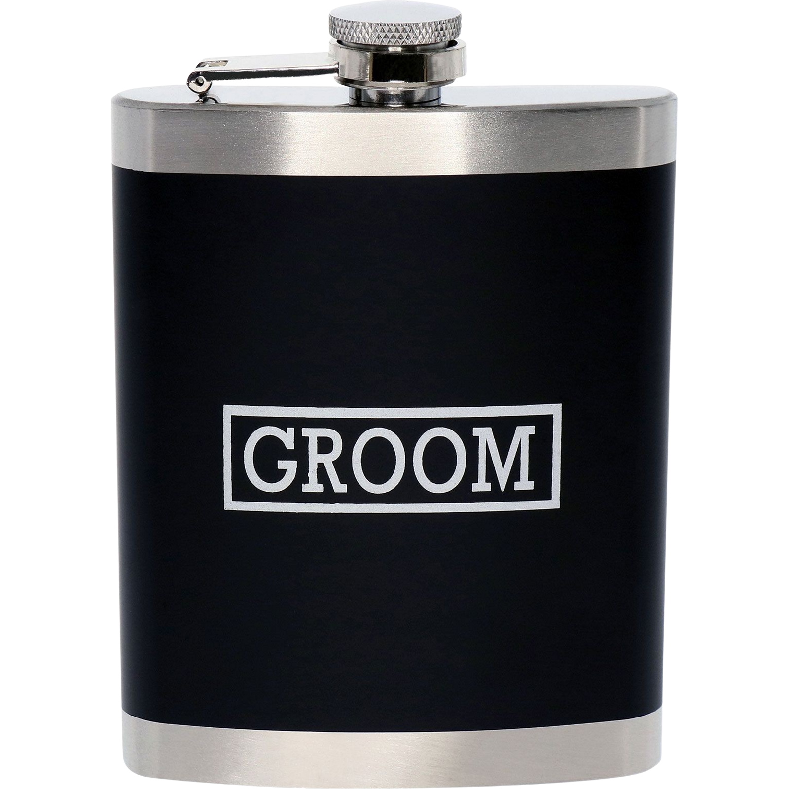 Groom Stainless Steel Hip Flask