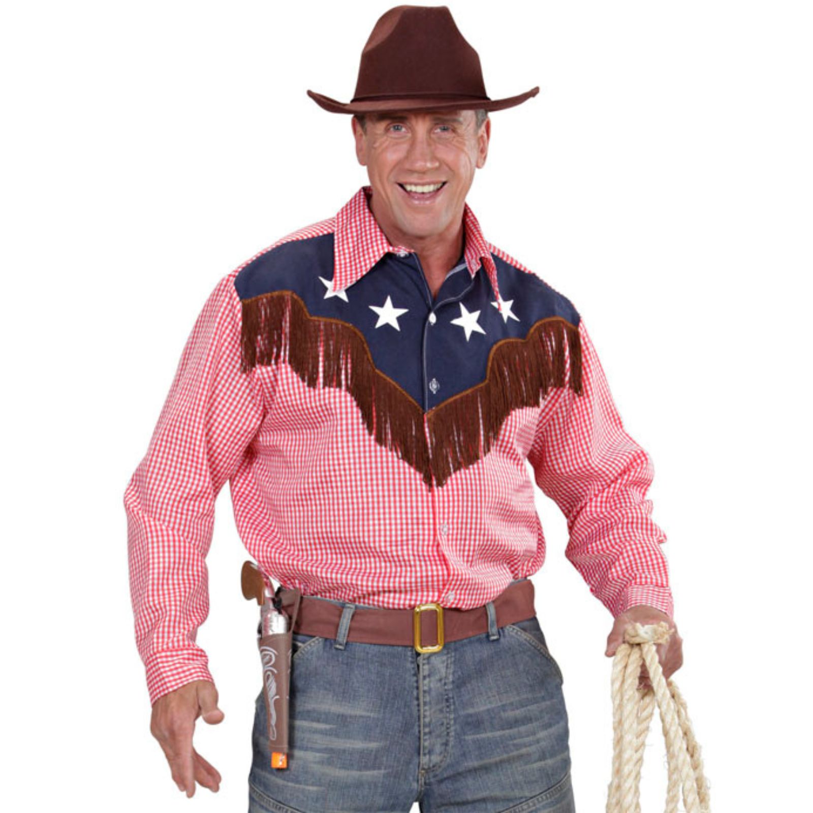 Rodeo Cowboy Shirt Men's Costume Medium/Large