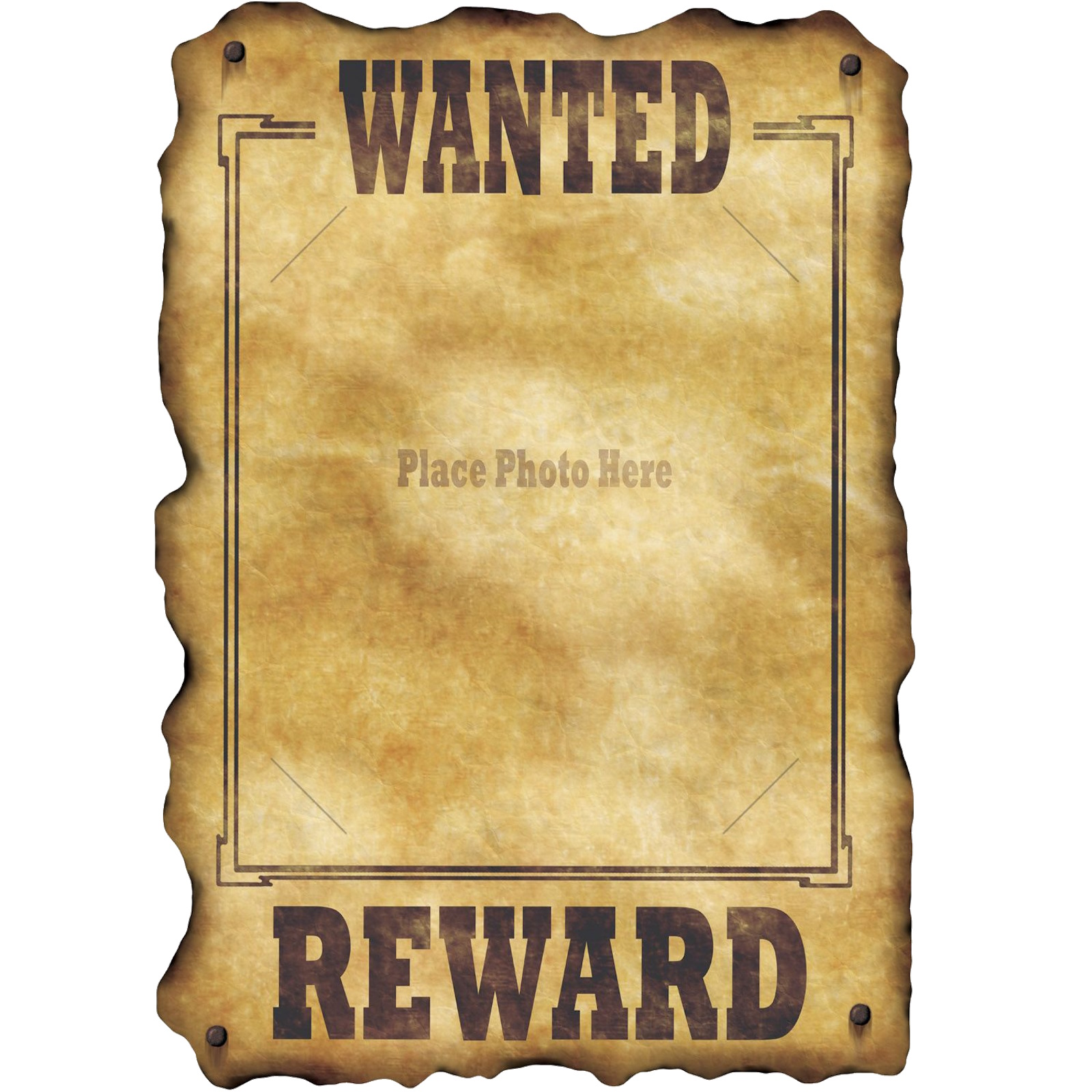 Western Wanted Reward Sign