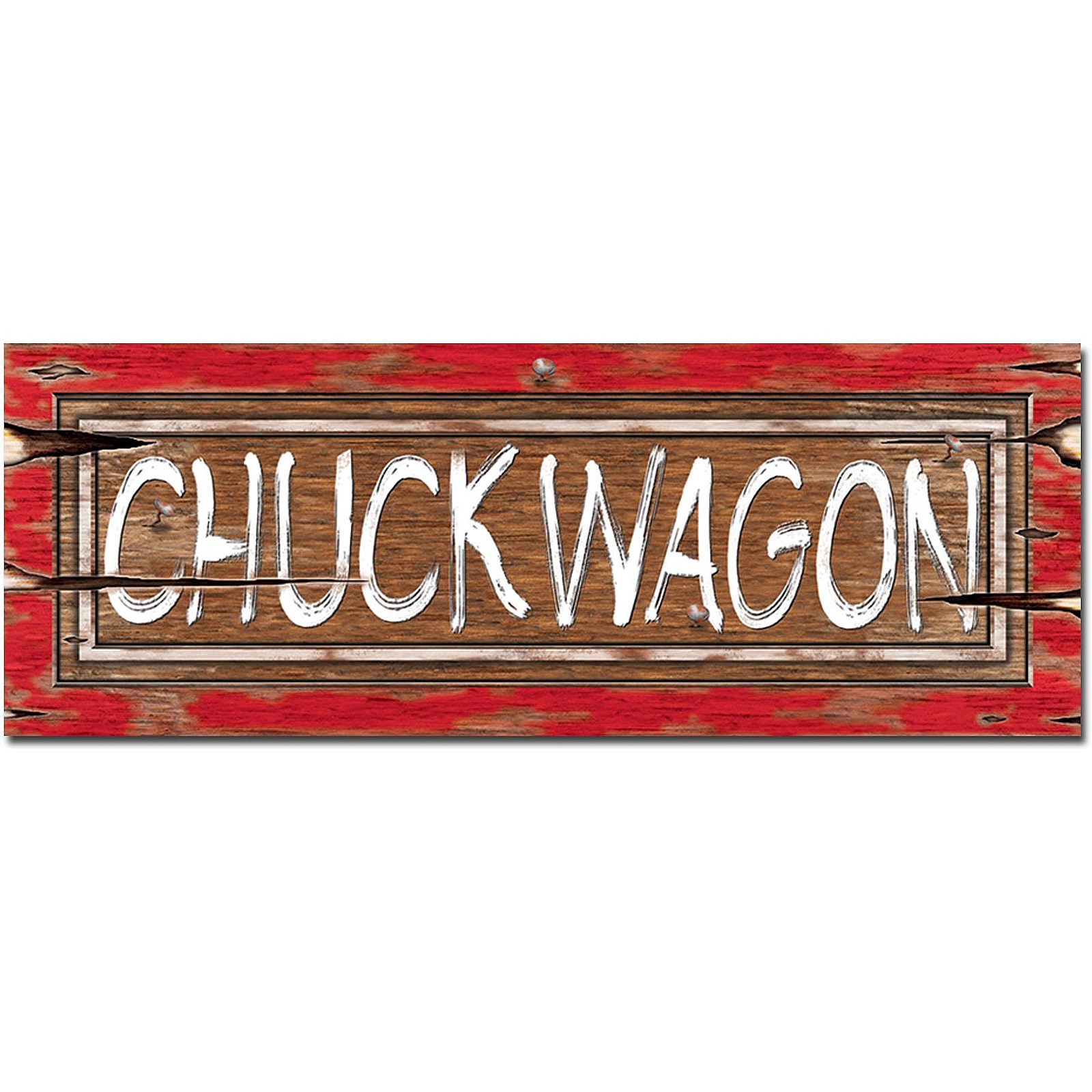 Chuck Wagon Party Sign 